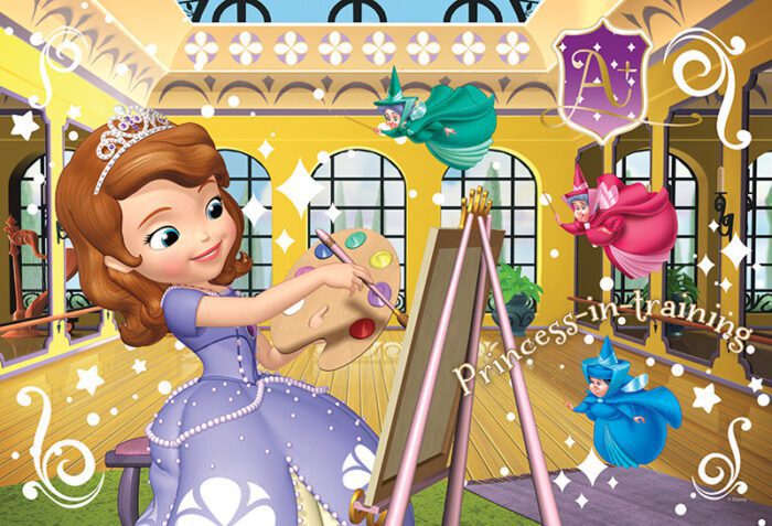 Lisanslı Prenses Sofia Puzzle 50 parça