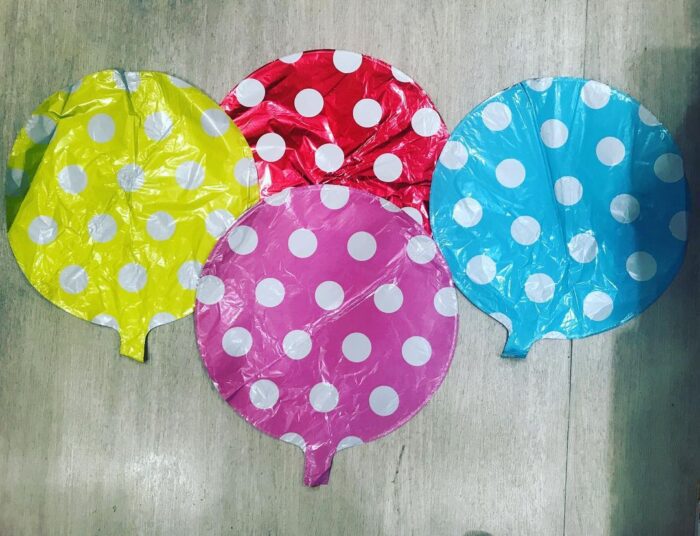 Toptan Yuvarlak Puantiyeli Folyo balon