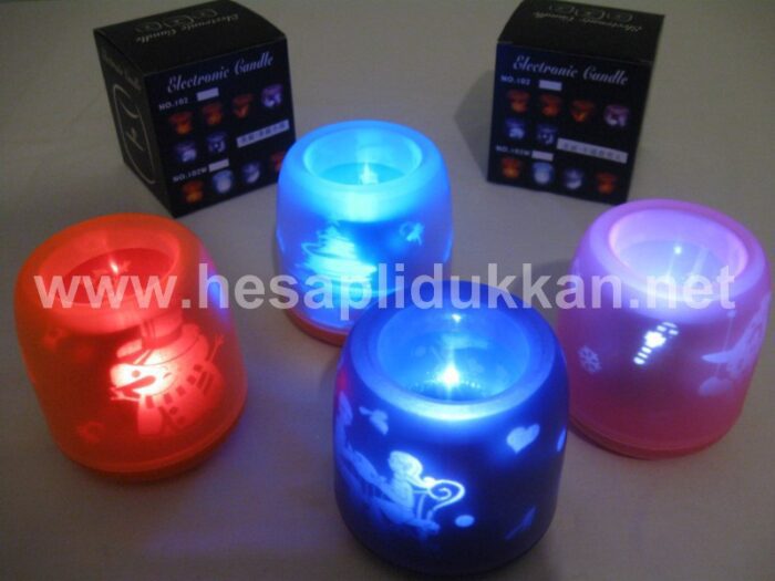 Elektronik mum üfle sönsün yılbaşı hediyelik P327