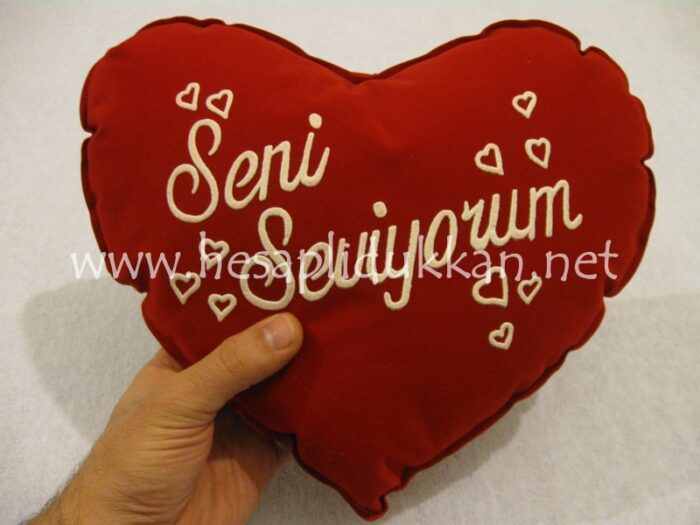 Sevgililer günü yastığı özel fiyat P452