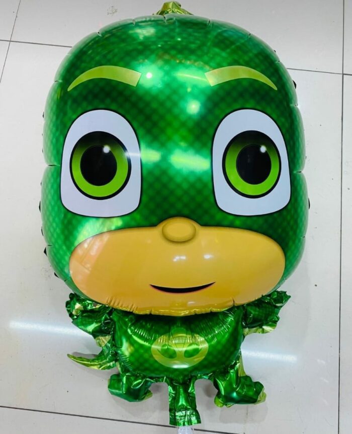 2022 Toptan büyük folyo balon pijamaske yeşil