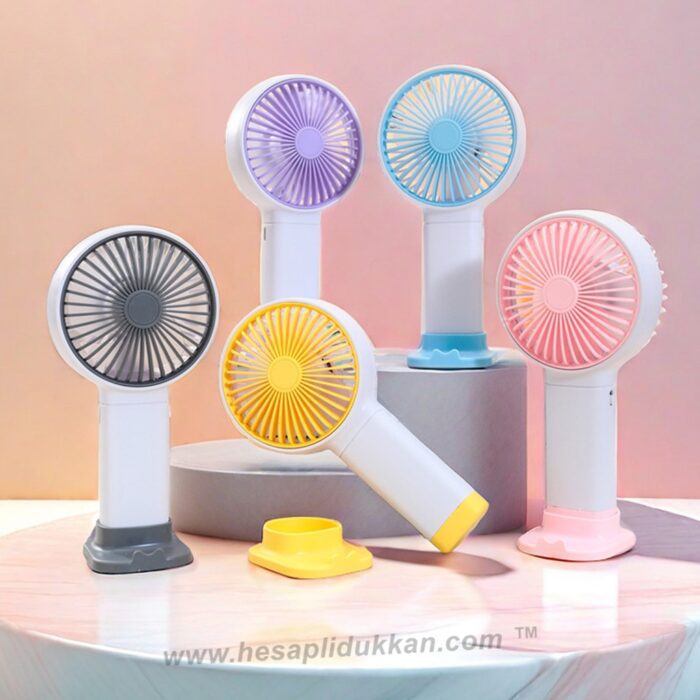 Toptan El Fanı Masaüstü Fan Taşınabilir Promosyon Baskı YM88183