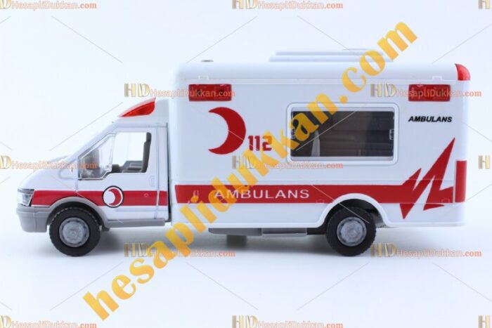 Toptan promosyon oyuncak Sesli kapıları açılan ambulansv