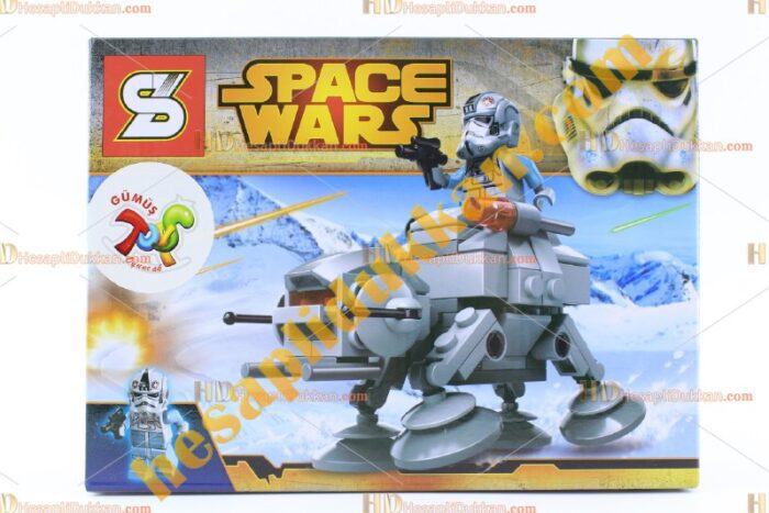 Uzay savaşları robot tank lego eğitici eğlenceli oyuncak