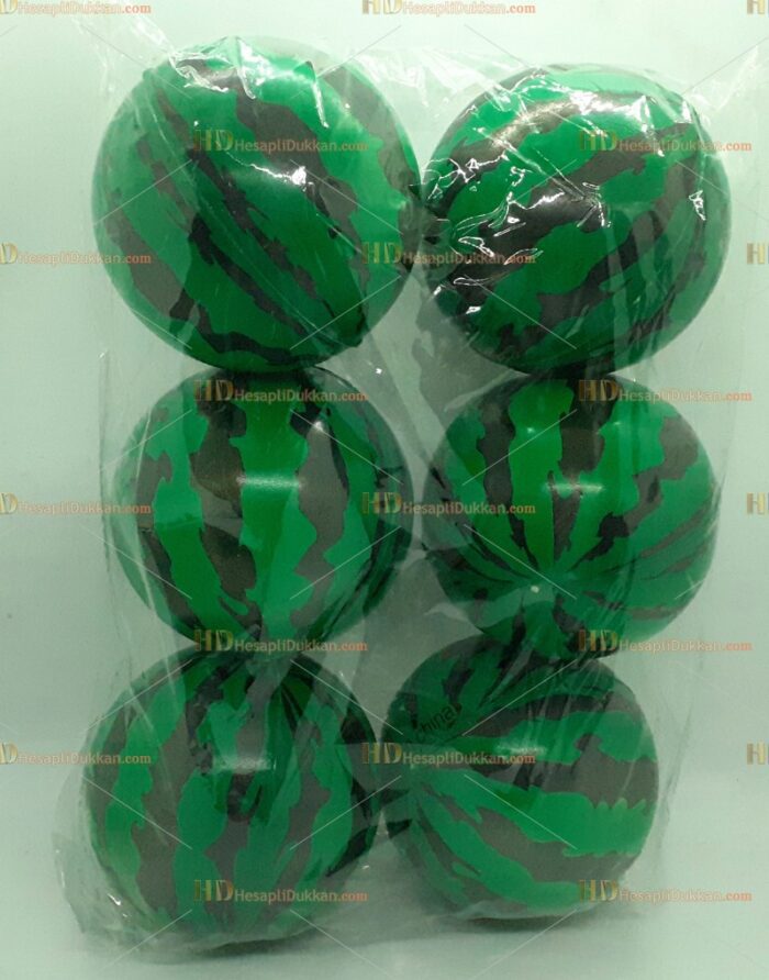Toptan 10 cm karpuz desen stres topu