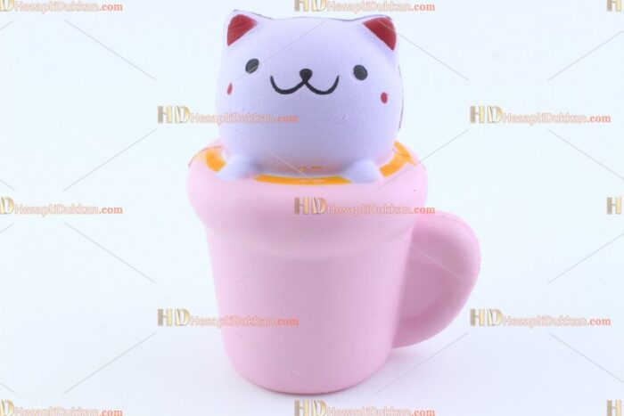 Toptan squishy fincandaki kedi