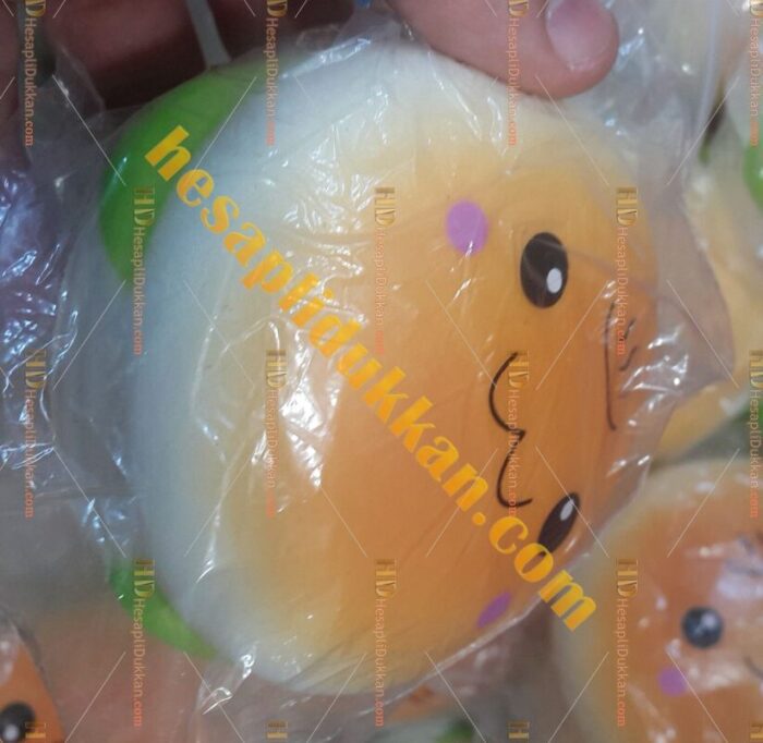 Toptan hamburger squishy TOY7108