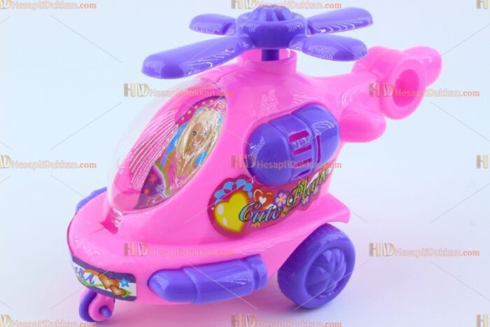 Toptan ipli promosyon oyuncak pembe helikopter