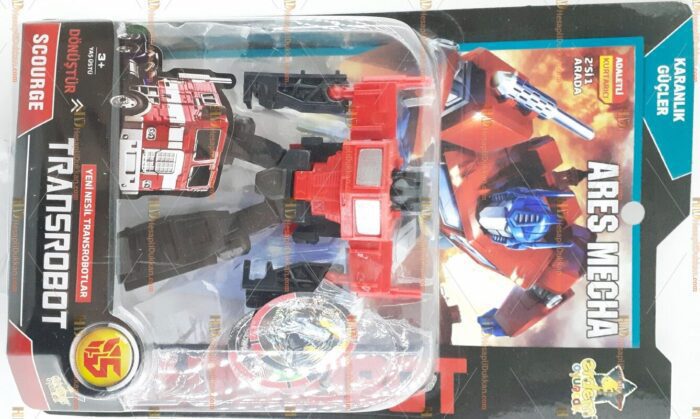 Oyuncak robot dönüşen araba kamyon