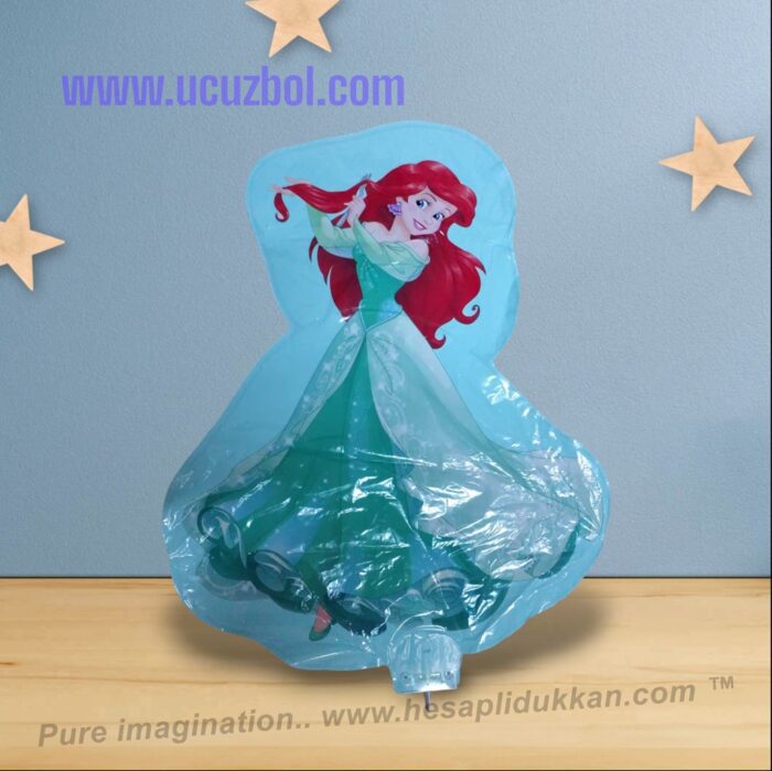 Toptan Sopalı Balon Çubuklu Folyo Balon Prenses