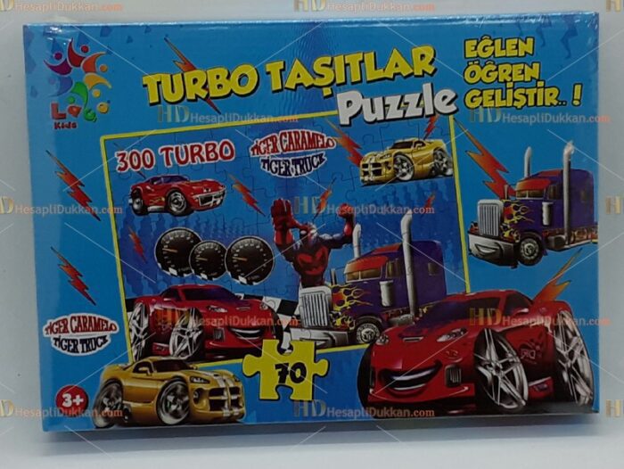 Toptan taşıtlar puzzle 70 parça