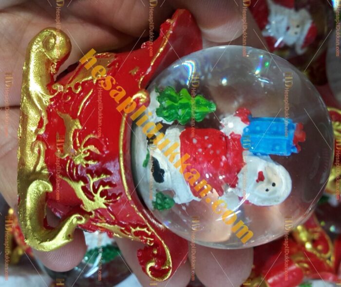 Toptan Yılbaşı Kar Küresi Fiyatları En Ucuz Kızaklı Noel Baba