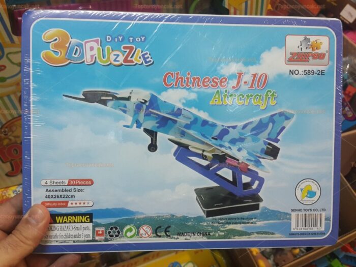 Toptan 3D karton puzzle jet uçak j10