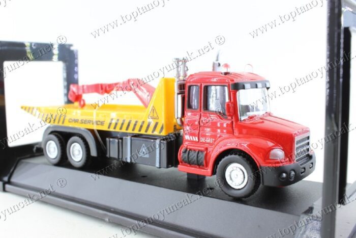 Promosyon oyuncak çekici kamyon die cast metal çek bırak