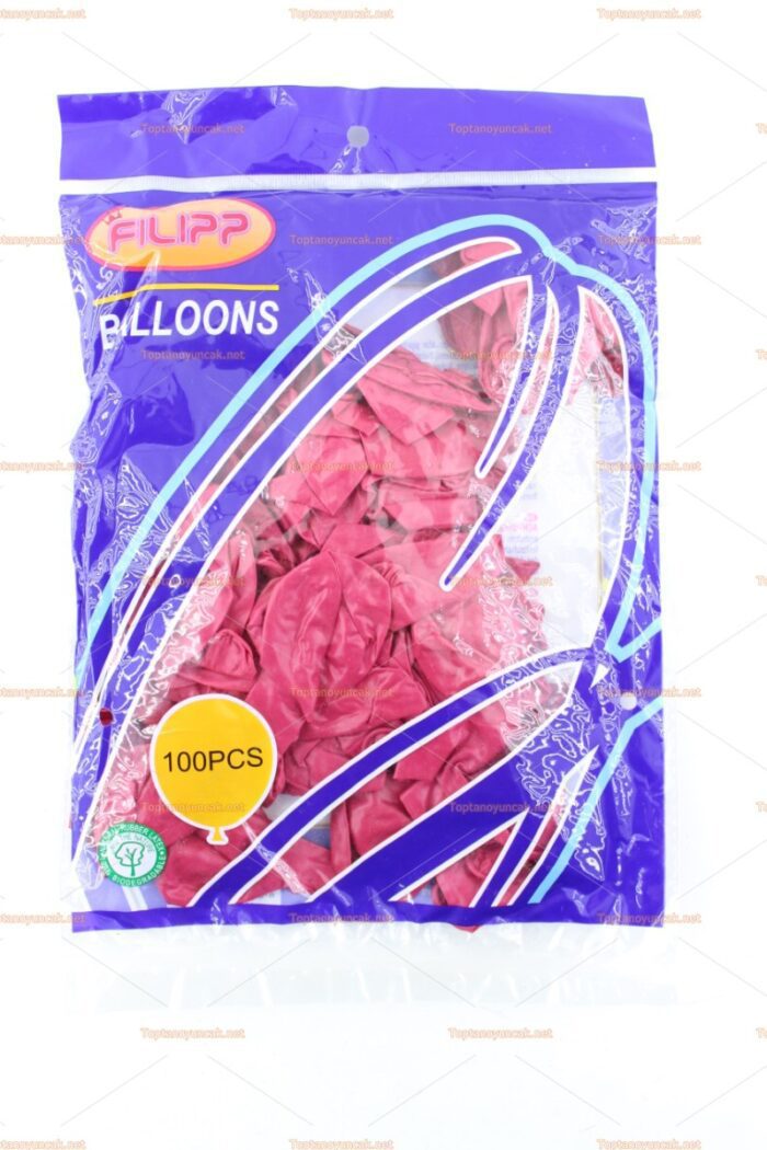 Toptan iç mekan balon vişne 100 lü paket