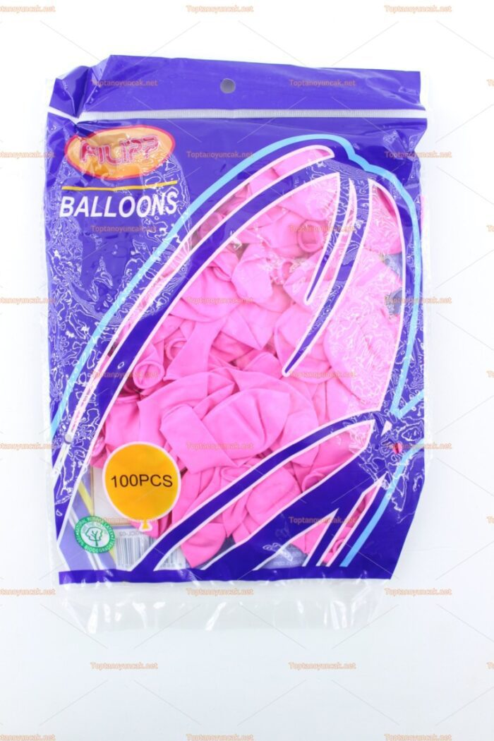 Toptan iç mekan balon pembe 100 lü paket