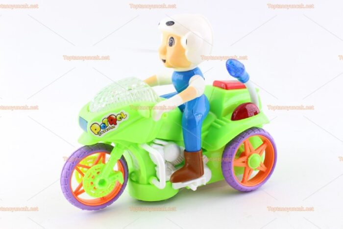 Toptan ışıklı oyuncak polis motosiklet
