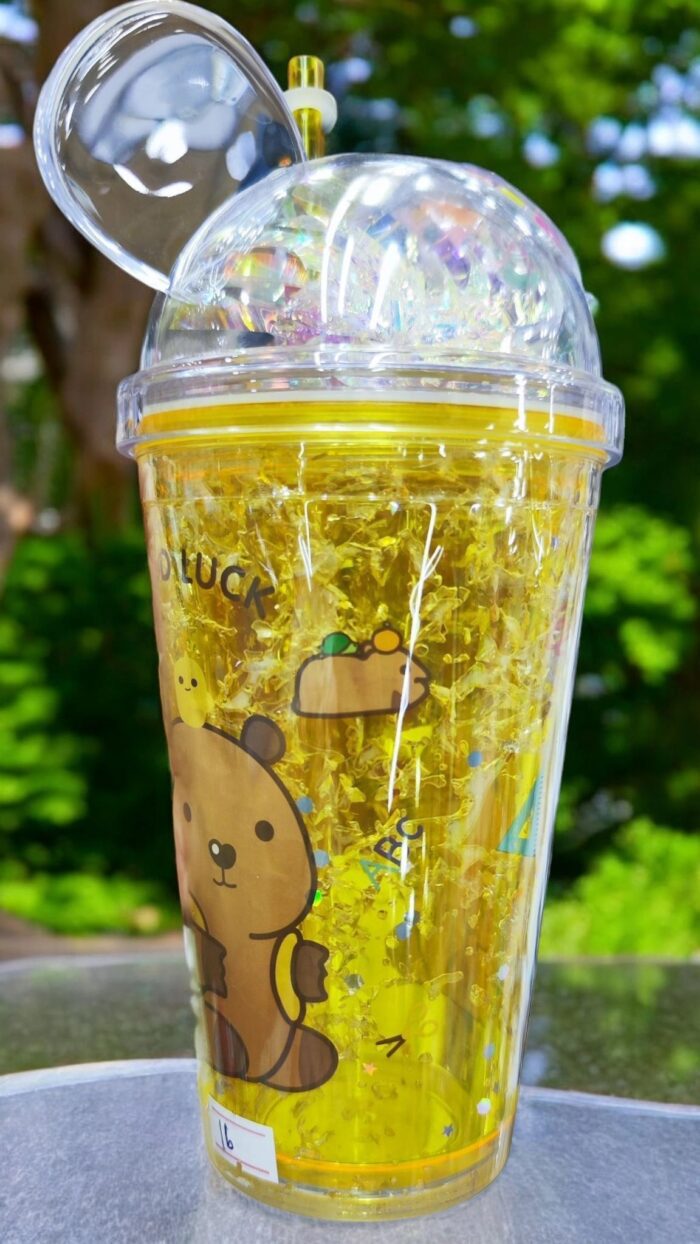 Capybara Fancy Bardak Pipetli Sarı