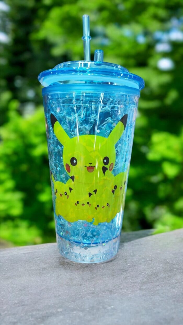 Pikachu LED Bardak Fancy Mavi