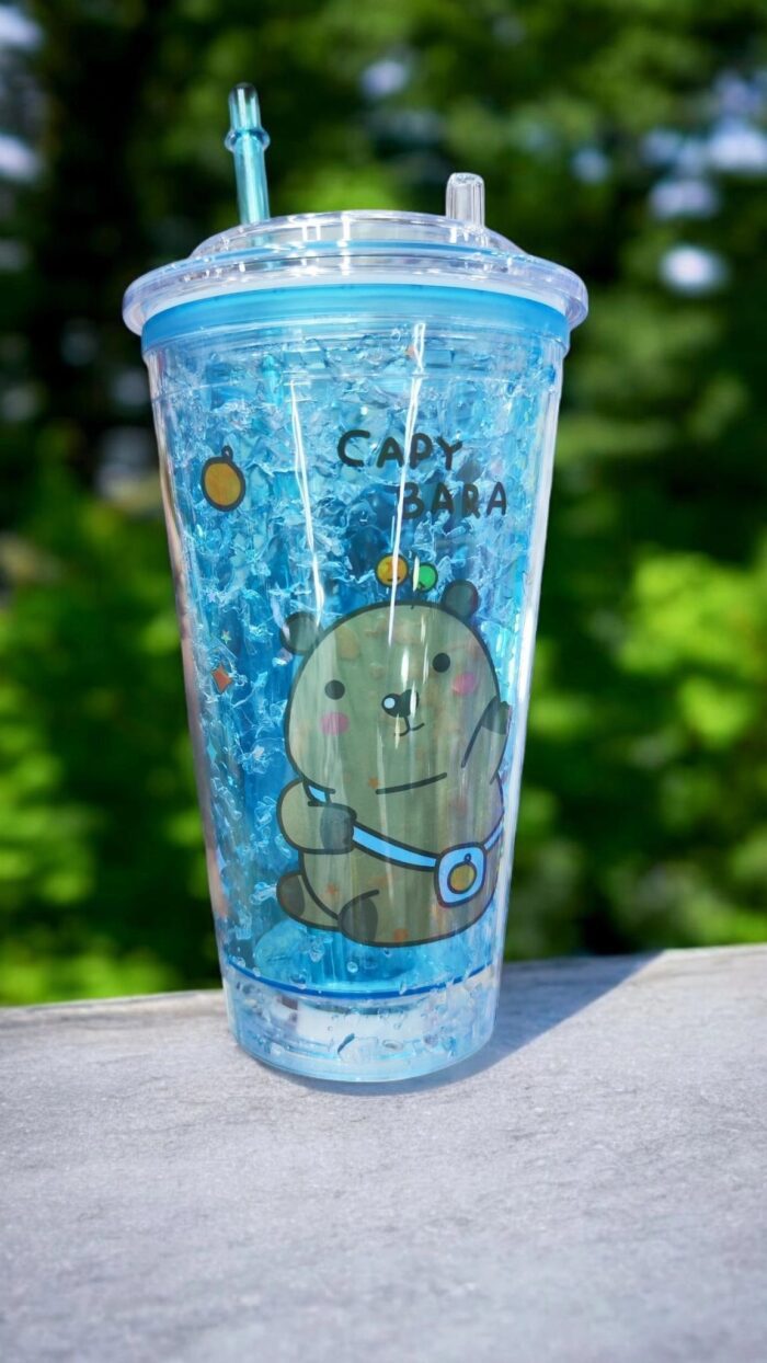 Capybara LED Fancy Mavi Bardak