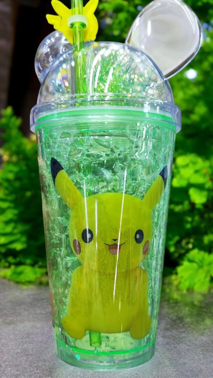 Pikachu Led Işıklı Bardak Yeşil