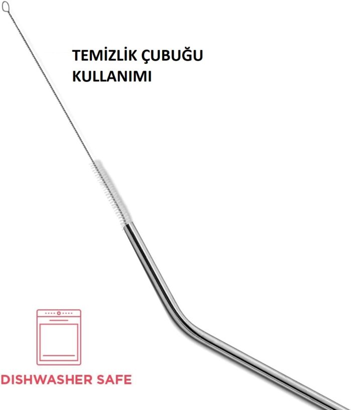Toptan Çelik Pipet - Görsel 2