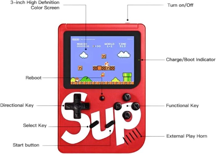 Toptan Retro Gameboy SUP 400 - Görsel 2