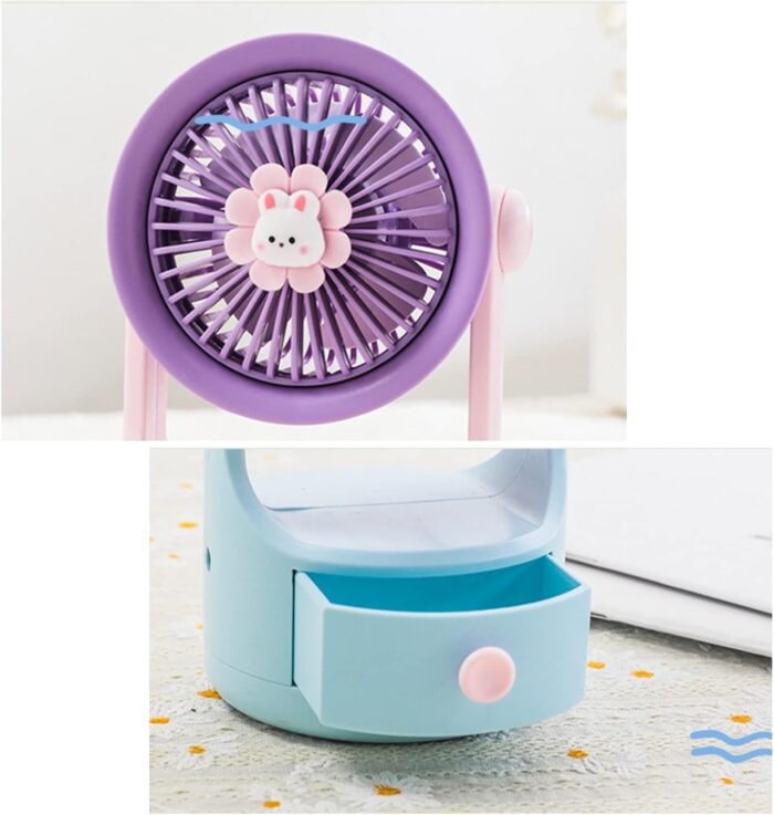 Toptan USB Şarjlı Mini Fan - Görsel 5