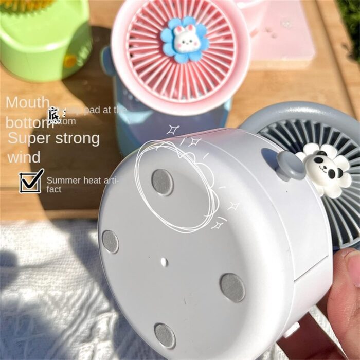Toptan USB Şarjlı Mini Fan - Görsel 7