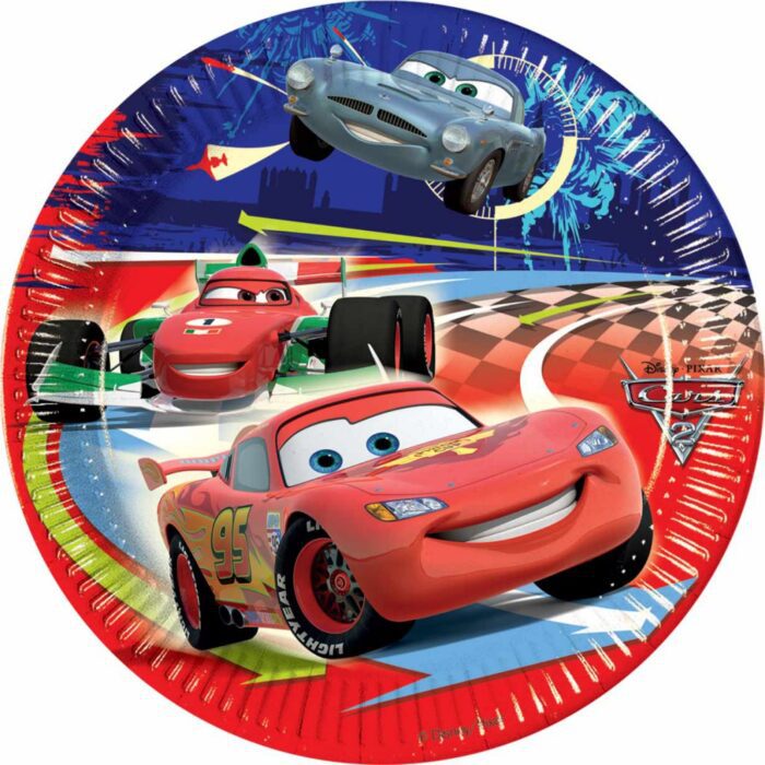 Cars doğum günü tabağı