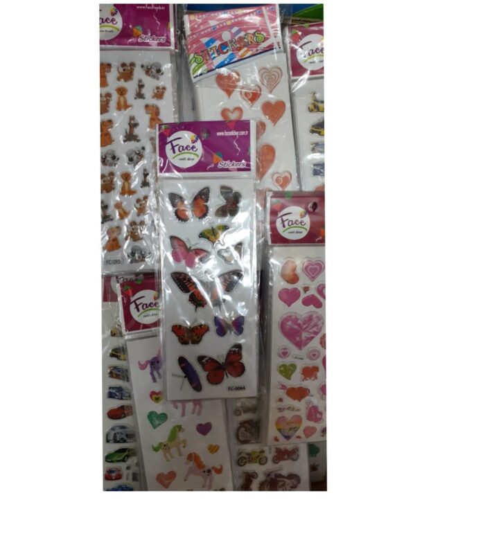 20 li sticker paketi 6 TL