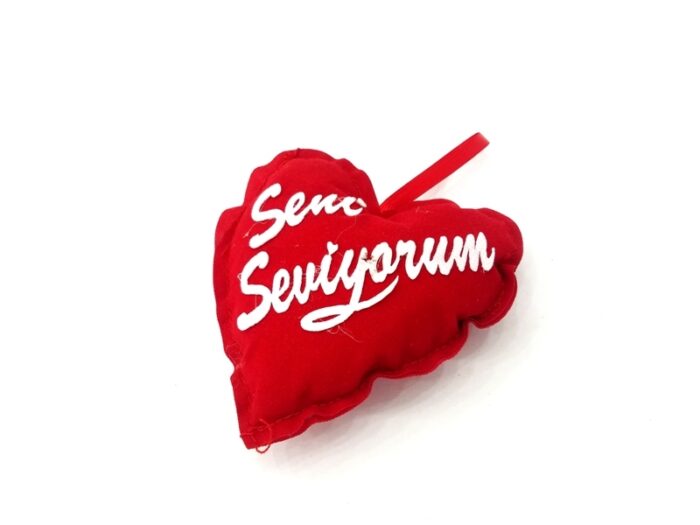 Seni seviyorum kalp yastık en ucuz fiyat toptan