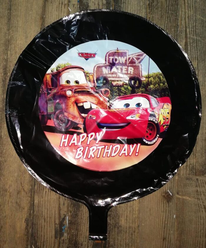 Toptan Yuvarlak Cars Folyo balon