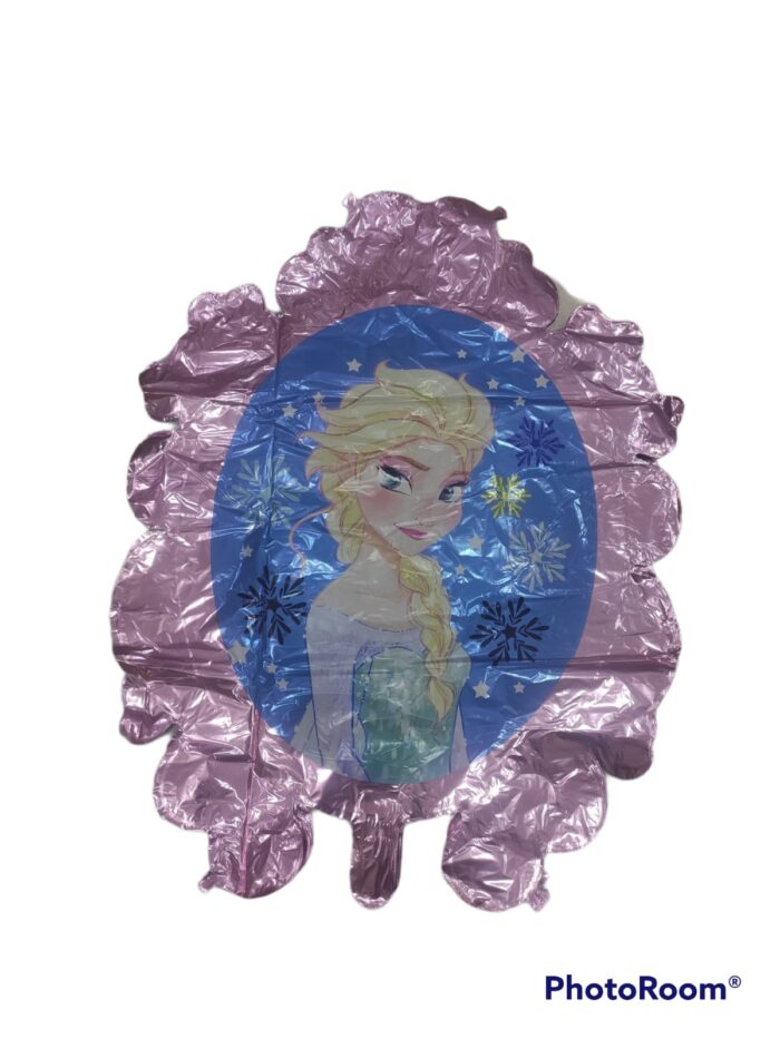 2022 Toptan büyük folyo balon pembe frame frozen elsa
