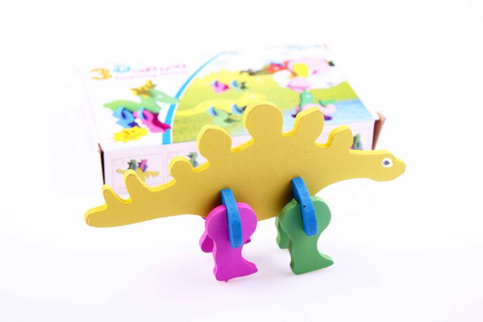 3D hayvan puzzle Dinozor