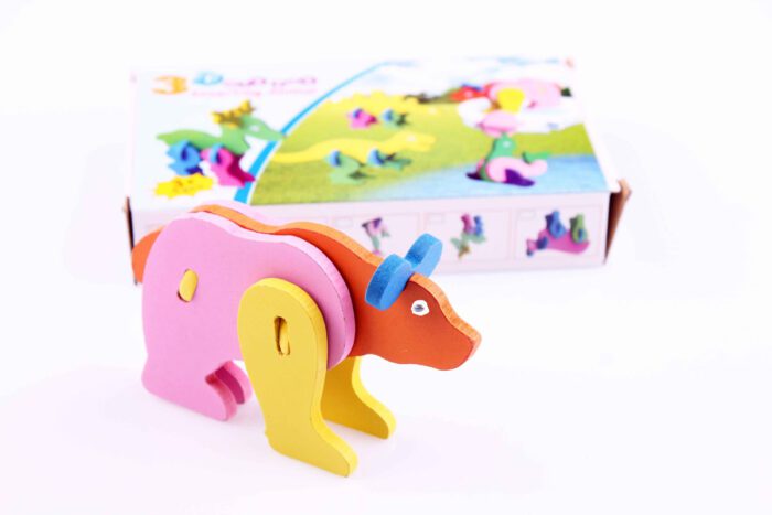 3D hayvan puzzle Ayı
