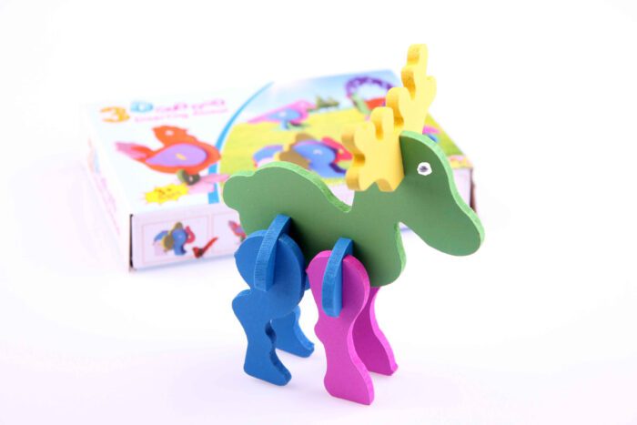 3D hayvan puzzle Geyik