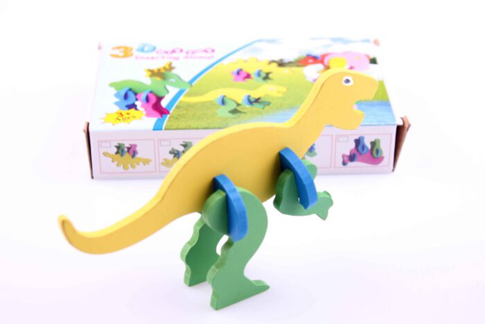 3D hayvan puzzle Dinozor