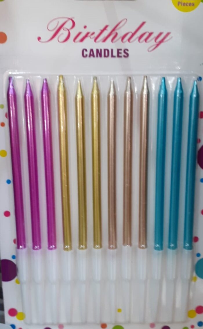 Toptan pasta mumu renkli uzun 12 li