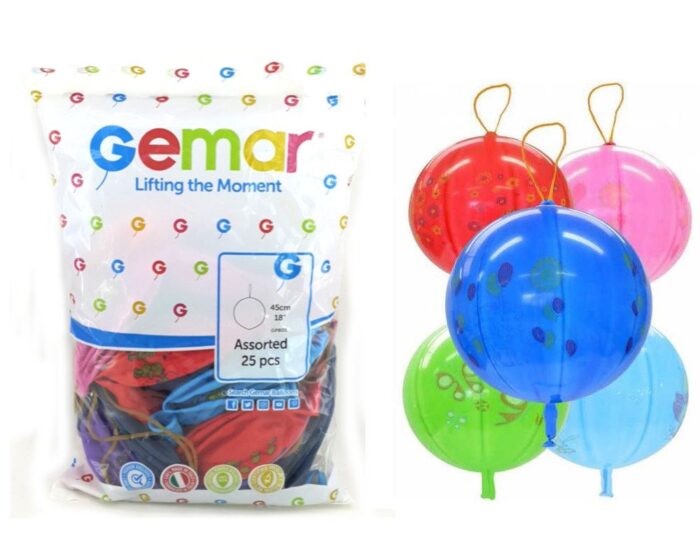 Toptan Gemar Punch Lastikli Balon
