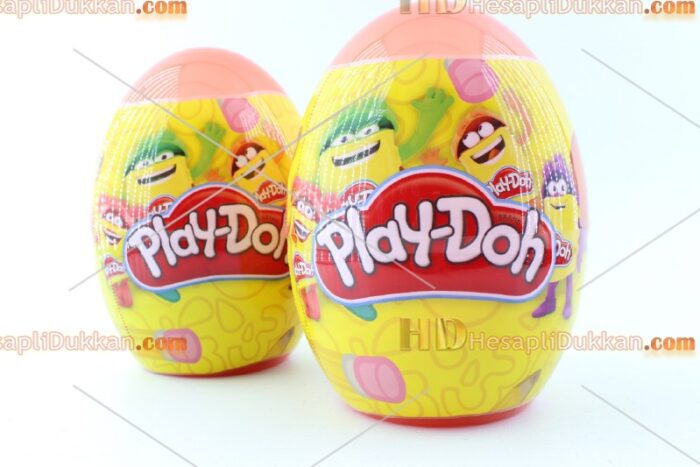 Büyük boy lisanslı playdoh oyun hamuru seti hediyeli dev yumurta
