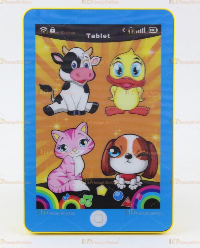Akıllı Dokunmatik Oyuncak Tablet Sesler Müzikler Hediye Paketi Piller Dahil