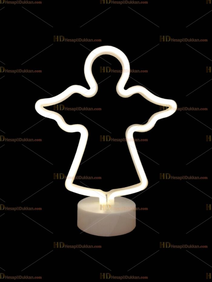 Melek Led Neon Lamba Cloud Lamp Beyaz