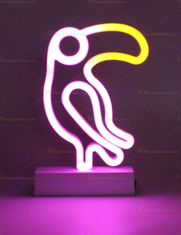 Papağan Lamba Led Neon Toucan Light