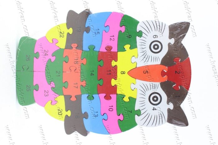 Promosyon oyuncak parçalı puzzle baykuş