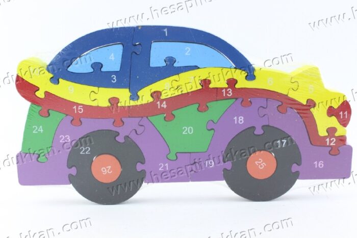 Promosyon oyuncak parçalı puzzle araba