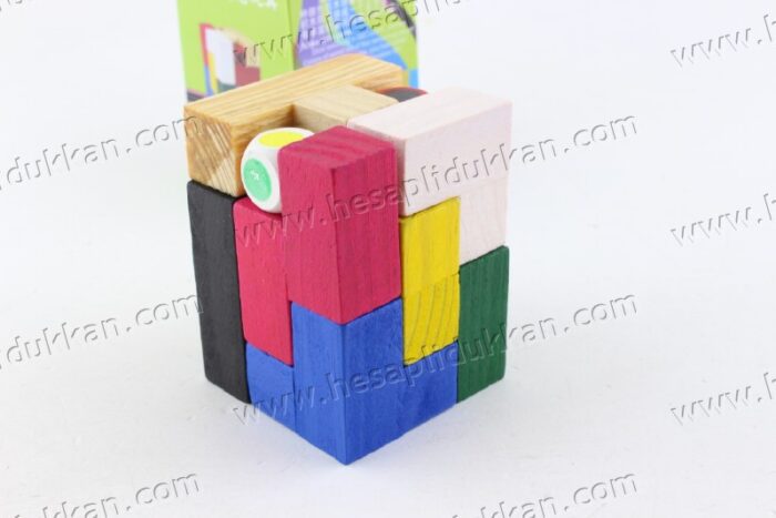 Promosyon oyuncak eğitici ahşap blok tetris