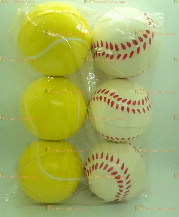 Toptan 10 cm baseball tenis stres topu