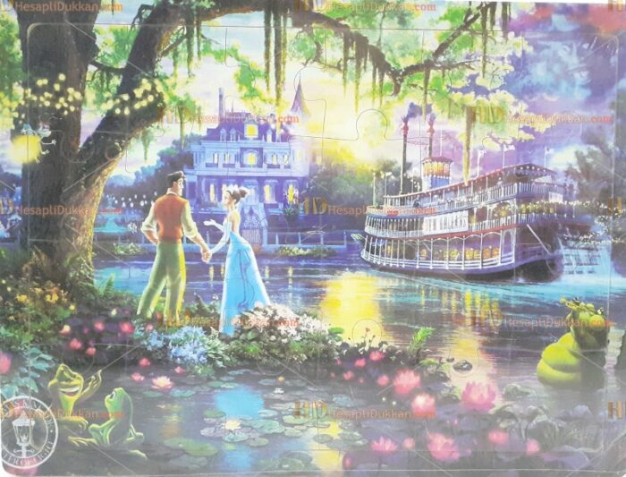 Pamuk prenses eğitici oyuncak ahşap puzzle ucuz fiyat