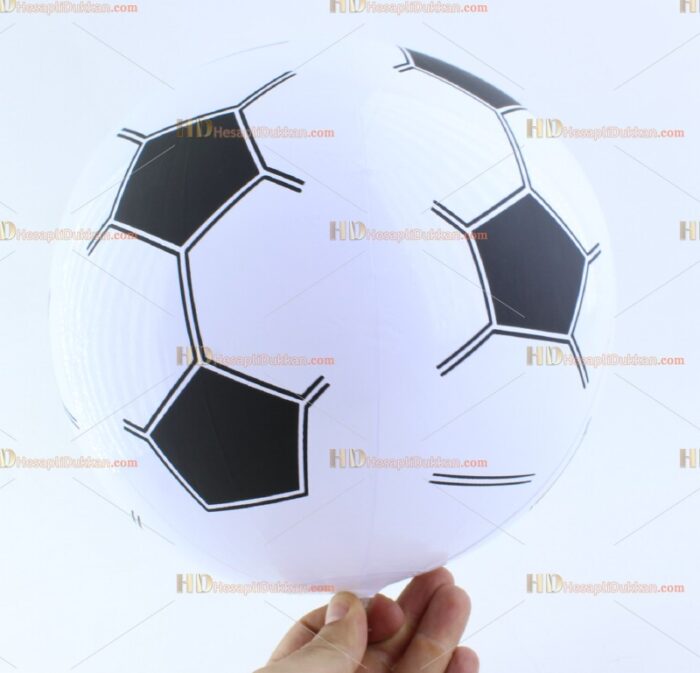 Toptan plastik hayvan şişme balon deniz topu siyah beyaz